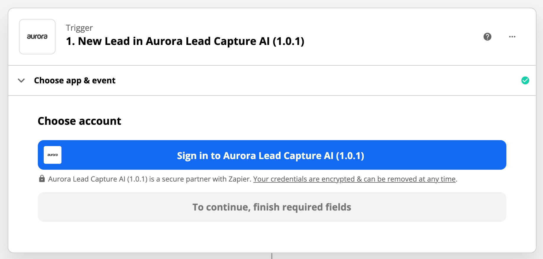 Select "connect a new account"